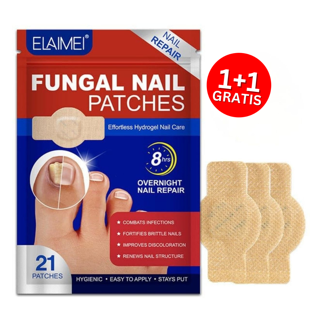 FungalPatches, restorativni flasteri za njegu oštećenih noktiju (21 kom.) (1+1 GRATIS ) - Image 1