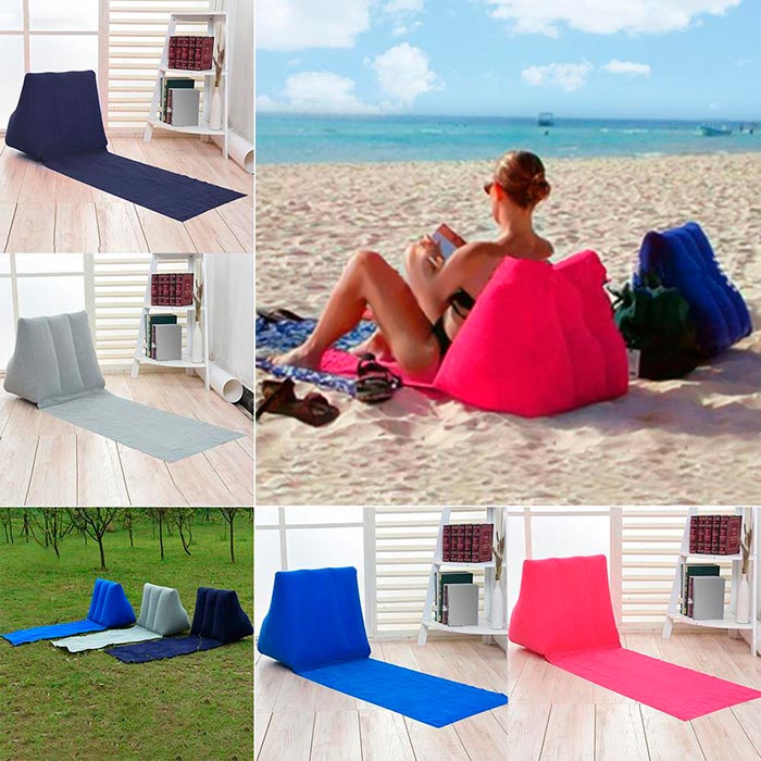 Kompaktni jastuk za plažu ima ergonomski dizajn i savršenu potporu za leđa, što čini ugodan i udoban odmor!