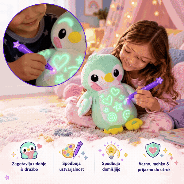 Plišani pingvin koji svijetli u mraku, BestFriend - Image 1