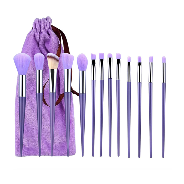 BrushSet, 13-dijelni set kistova za šminkanje s torbicom za nošenje - Image 1