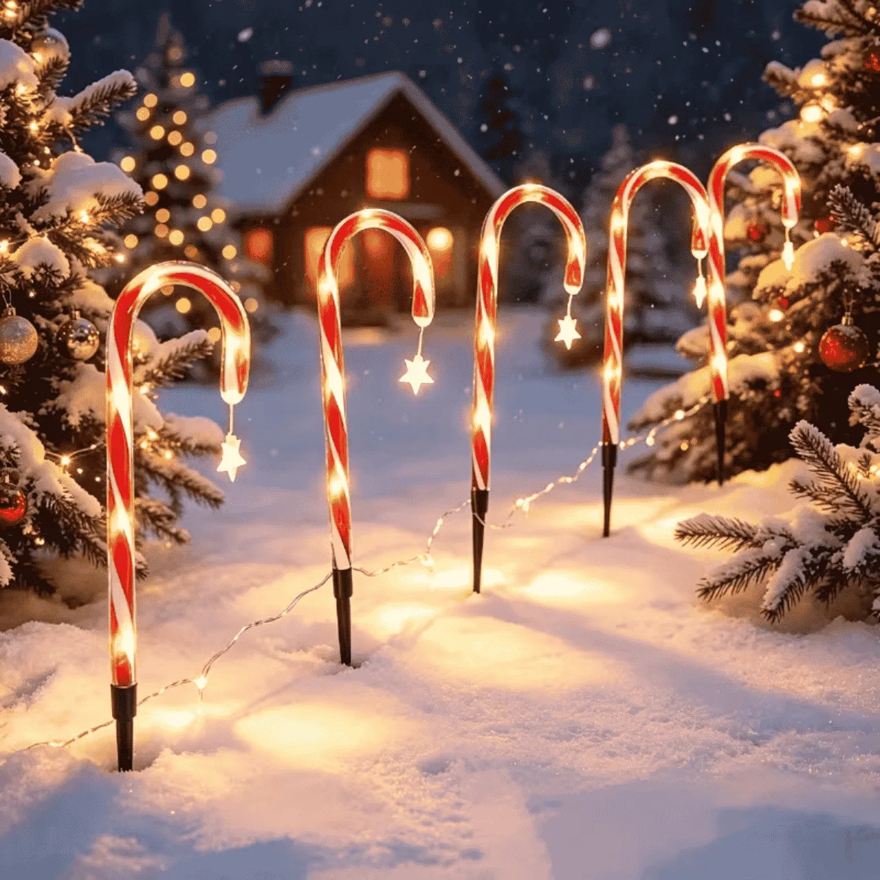 LED božićni štapovi od slatkiša, CaneLights - Image 5