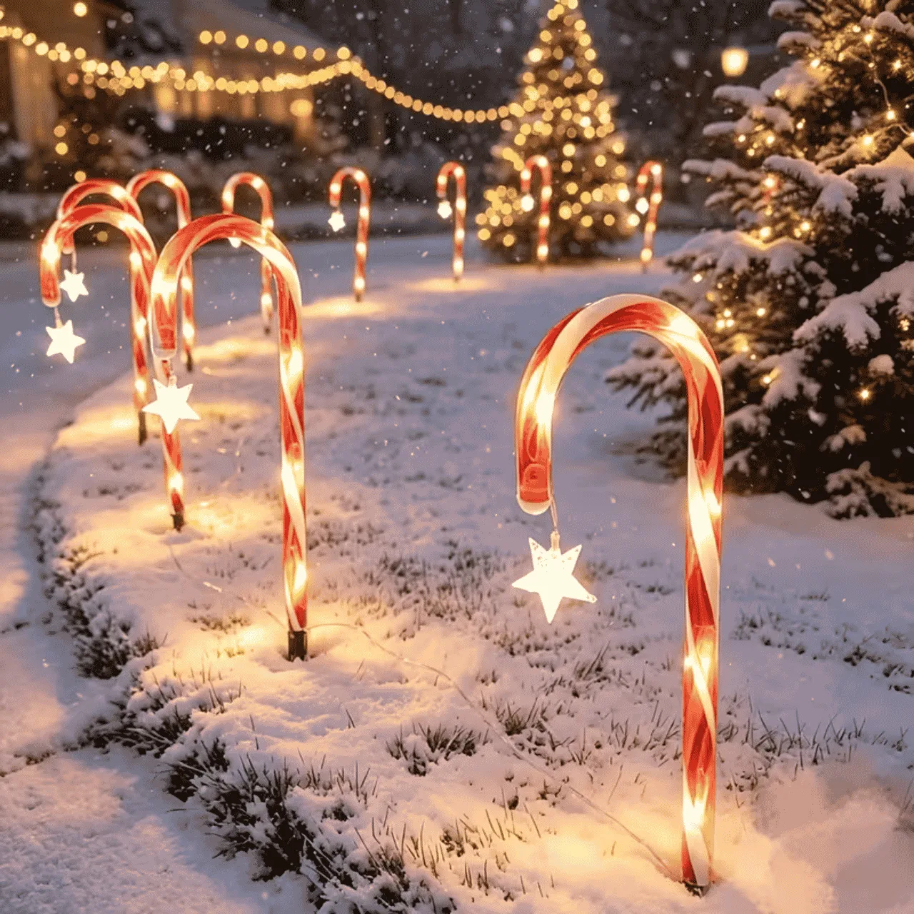 LED božićni štapovi od slatkiša, CaneLights - Image 6