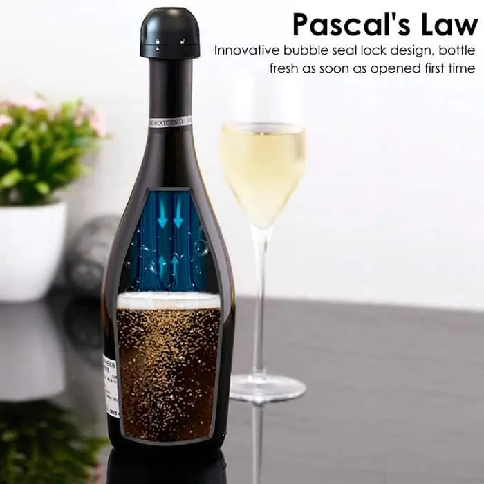 CapLock, vakumski čep za boce (1 za vino + 1 za šampanjac) - Image 2