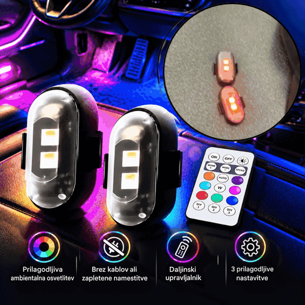 Ambijentalna LED rasvjeta za automobile, CarAmbient