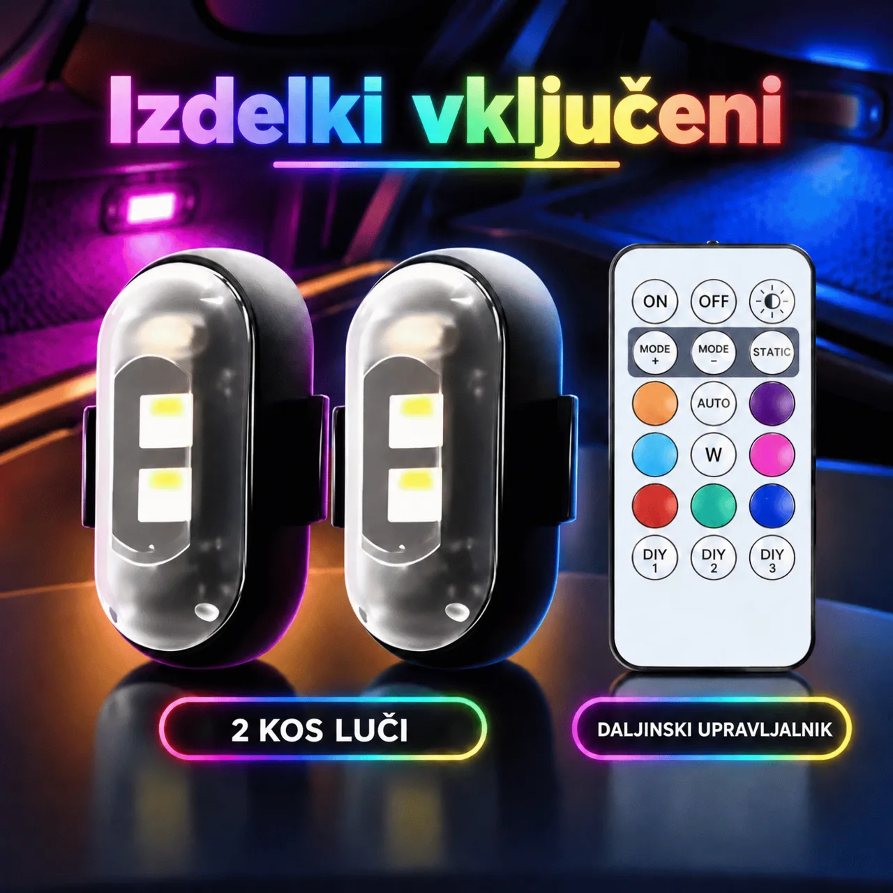 Ambijentalna LED rasvjeta za automobile, CarAmbient - Image 2