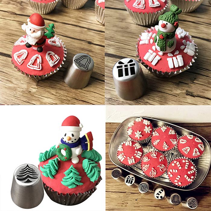 ChristmasNozzles, blagdanske dekoracije za kolače i ostale slastice - Image 8