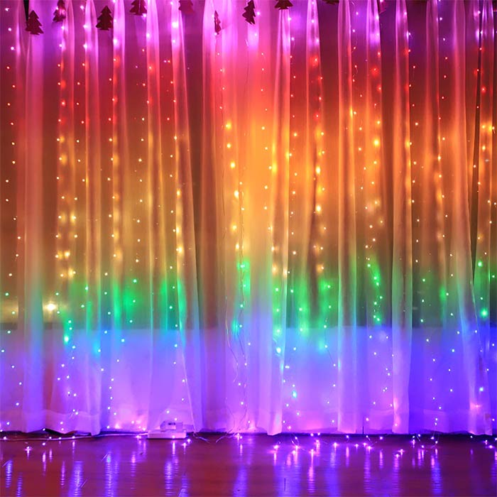 ColorfulCurtain, lagana zavjesa s 300 LED svjetlima u boji - Image 3