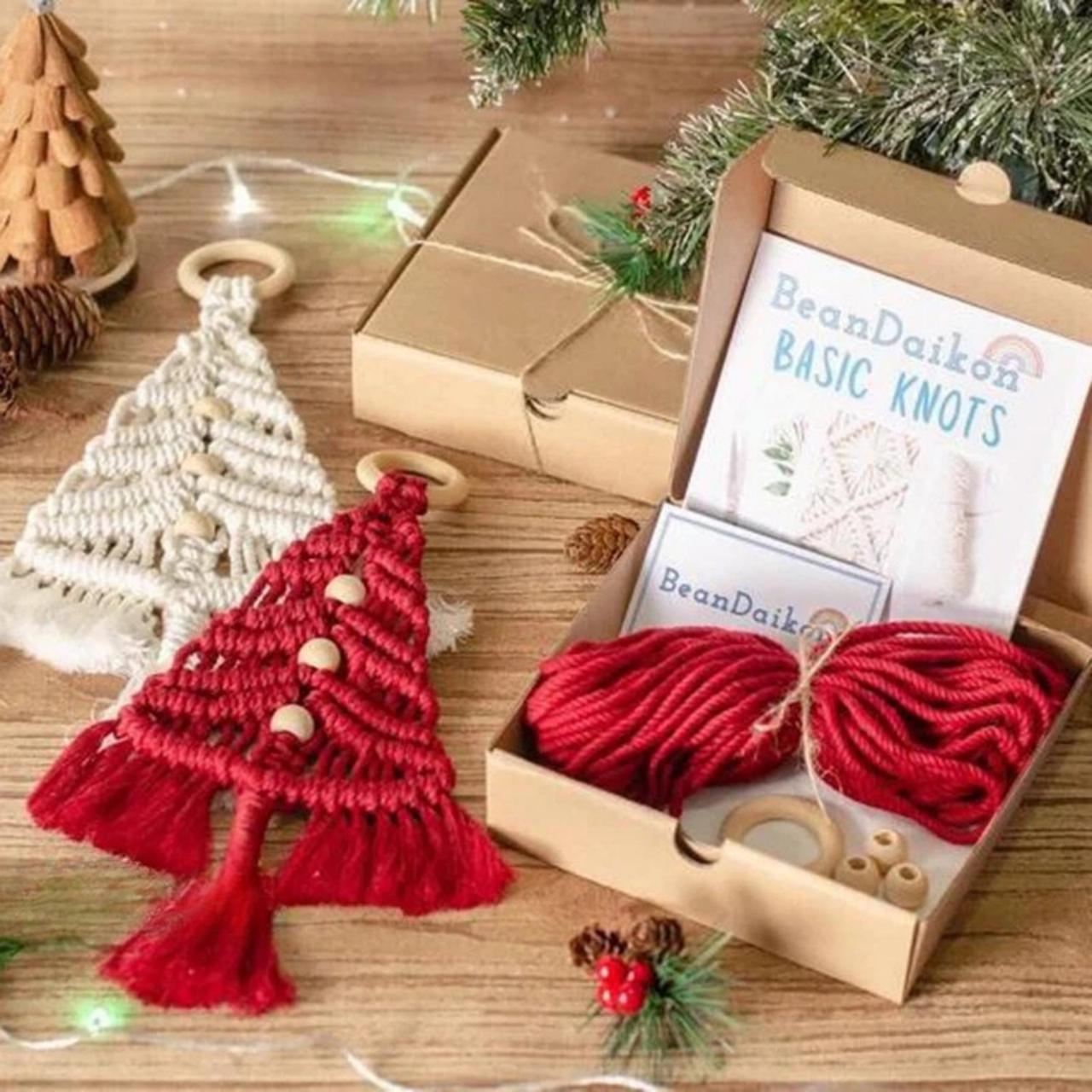 CraftKit, božićni komplet za izradu makrame ukrasa - Image 6