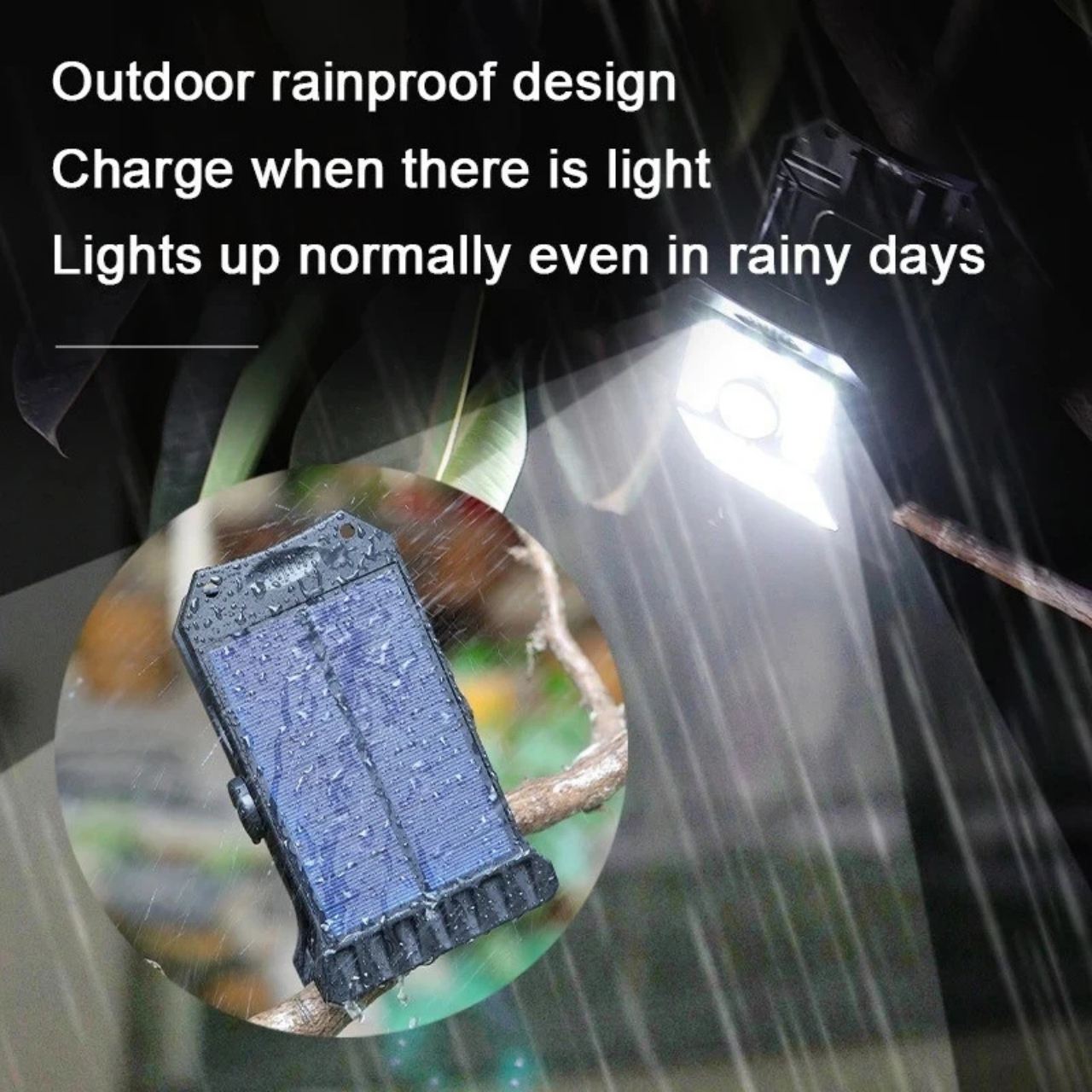 DeckClip, solarno vrtno svjetlo s klipom i senzorom pokreta - Image 1