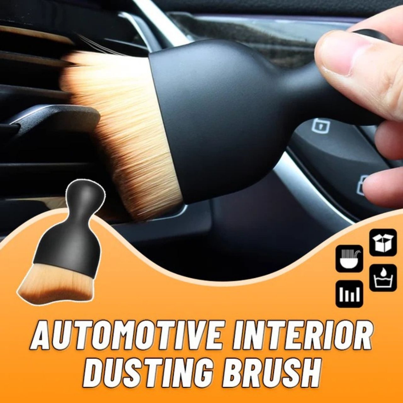 Dustco, četka za čišćenje unutrašnjosti automobila - Image 1