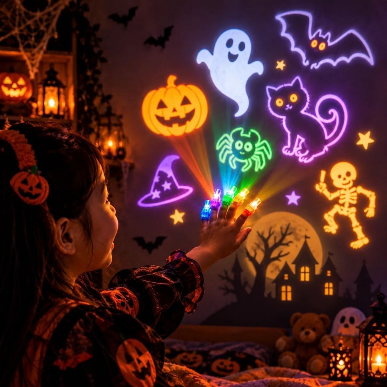 LED projektori za prste – Noć vještica, FingerLights - Image 7
