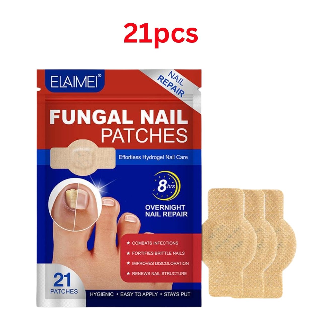 FungalPatches, kozmetički flasteri za njegu noktiju (21 kom.) - Image 1