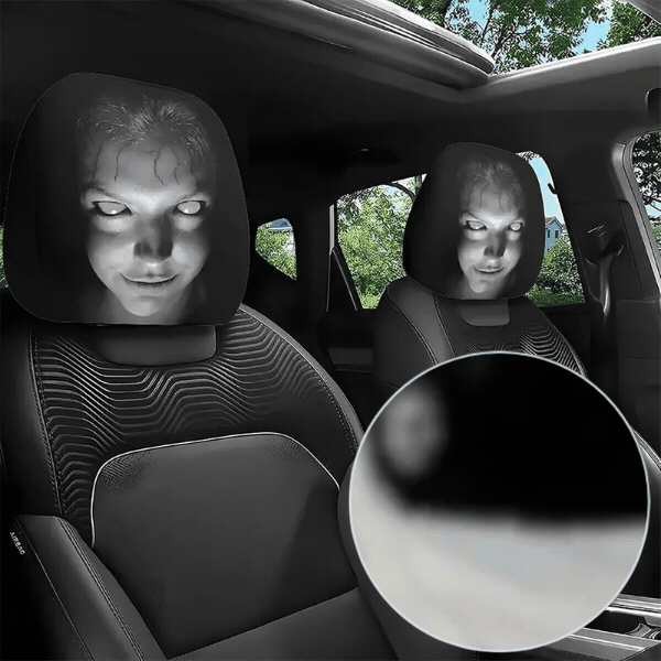 Strašna navlaka za naslon za glavu u automobilu (1+1 GRATIS), GhostFace