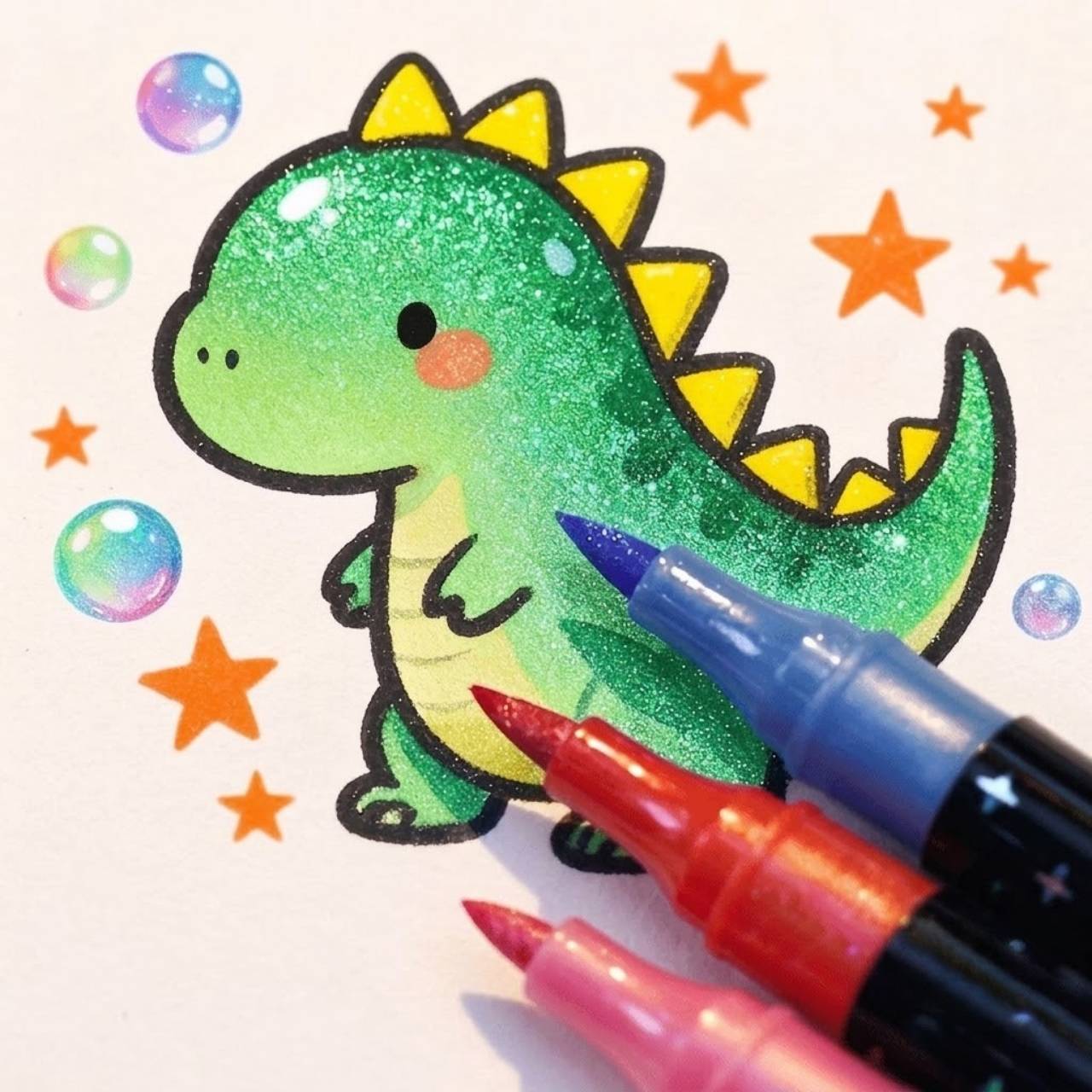 Glitter Markeri, GlitterMarkers - Image 2