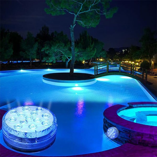 GlowWaterLights, 4 vodootporna LED svjetla s daljinskim upravljačem. - Image 9
