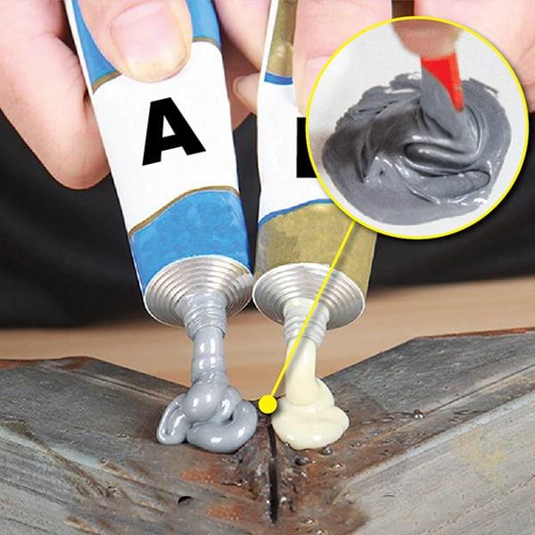 GlueStar, dvokomponentno ljepilo za hladno zavarivanje i jednostavne popravke (2 tube) - Image 6