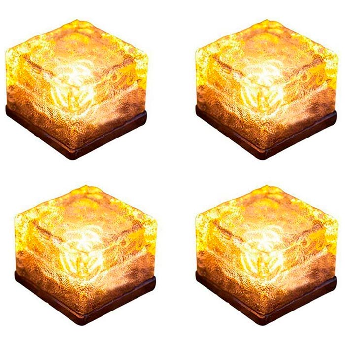 IceCubeLights, solarna vrtna svjetla u obliku kocke (2 kom) - Image 1