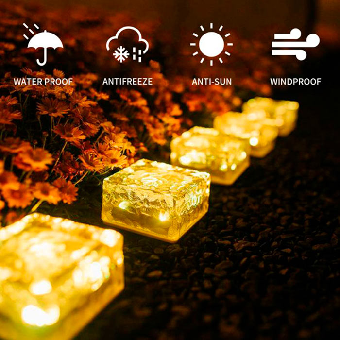 Solarne lampe rade automatski - upijaju sunčevu energiju tijekom dana i uključuju se navečer!