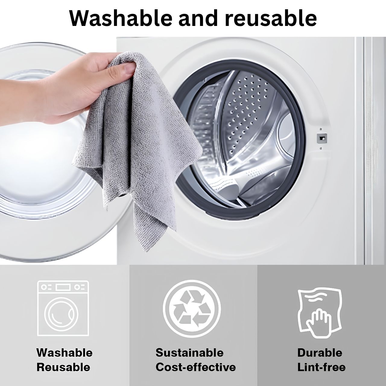 Krpe od mikrovlakana za čišćenje u roli (30 komada), KitchRoll - Image 10