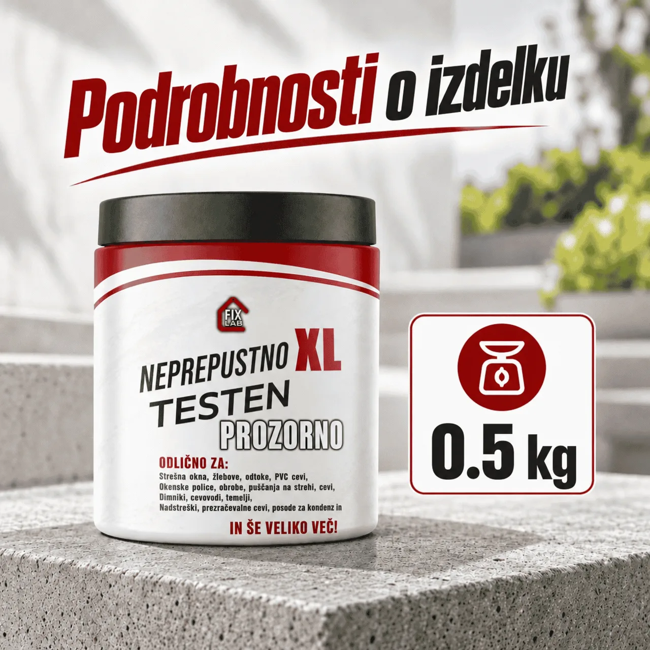 Prozirni premaz za brtvljenje pukotina, LeakProof - Image 3