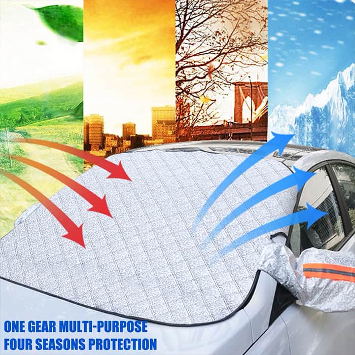MagneticCarCover, zaštitni poklopac za vjetrobransko staklo s ugrađenim magnetima - Image 1
