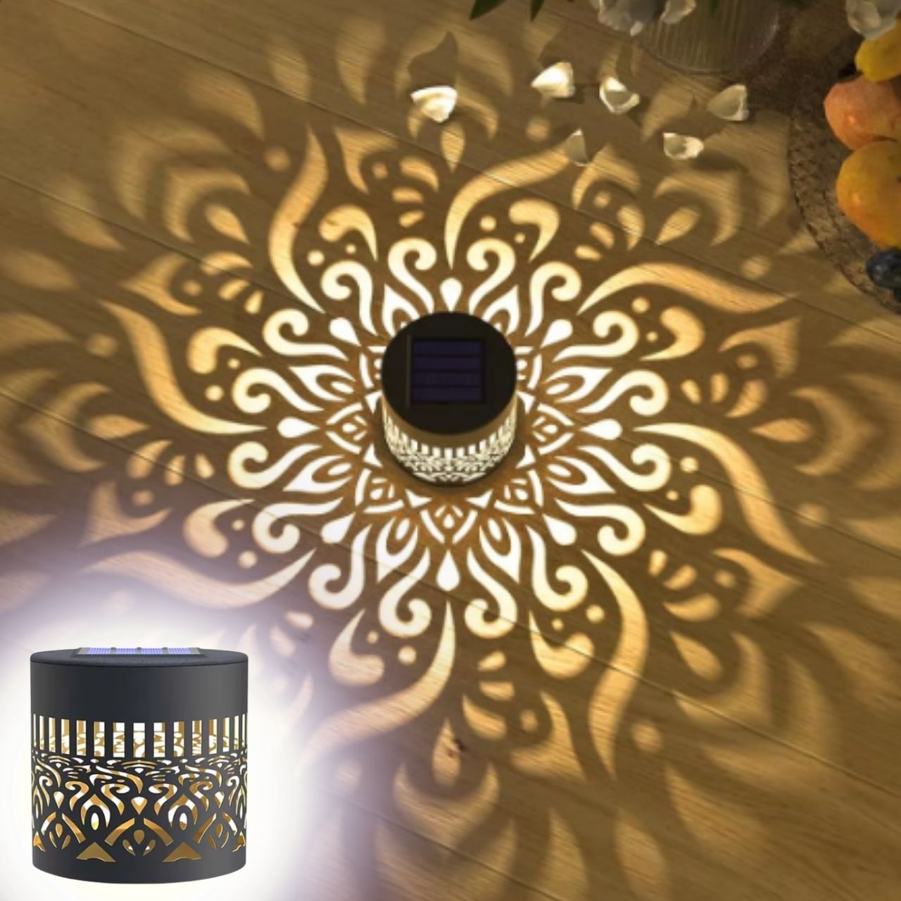 MandalaLamp, solarna zidna lampa - Image 1