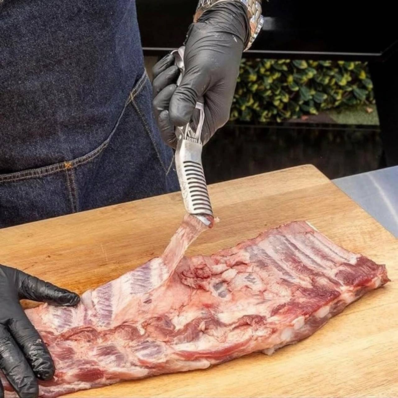 RibRemover, alat za uklanjanje membrane s rebara s uključenom četkom za čišćenje - Image 3