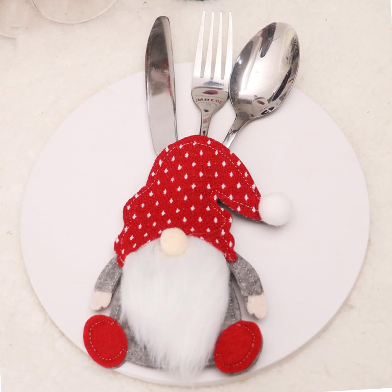 SetGnome, set pribora za jelo od 3 dijela u obliku patuljka - Image 1