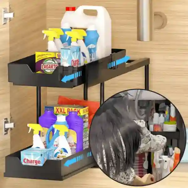 Shelfy, dvostruka polica za organizaciju - Image 1