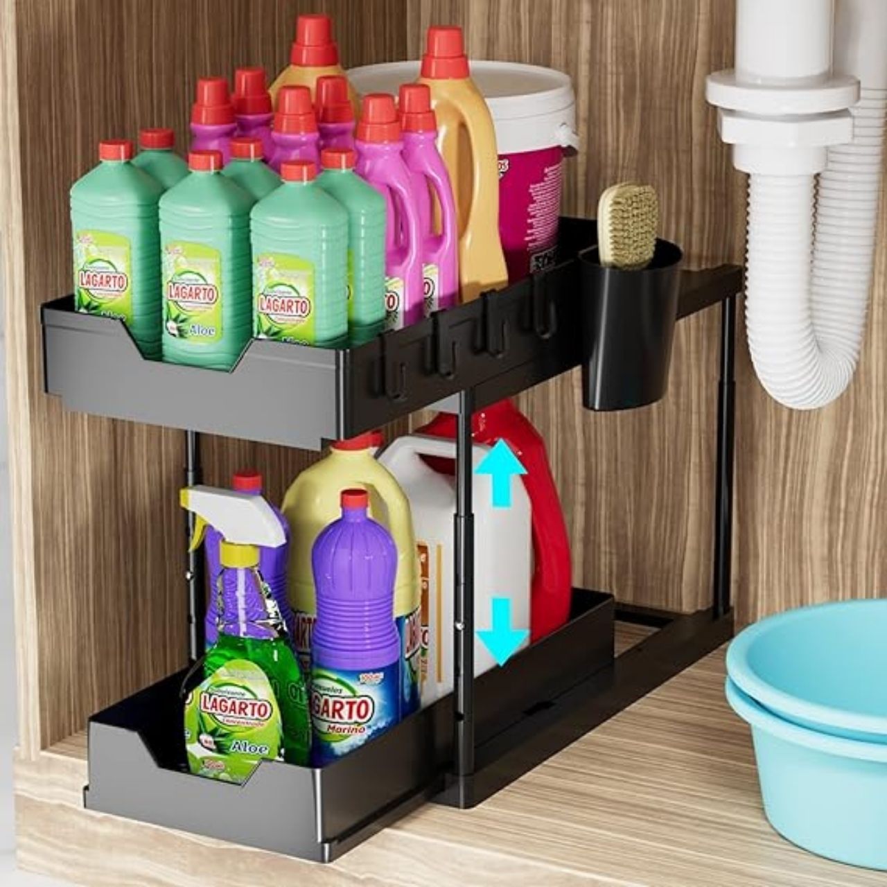 Shelfy, dvostruka polica za organizaciju - Image 3