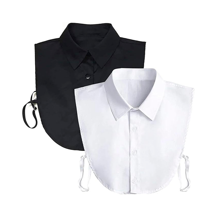 TopCollar, ženska košulja ovratnik (crno-bijeli) - Image 1
