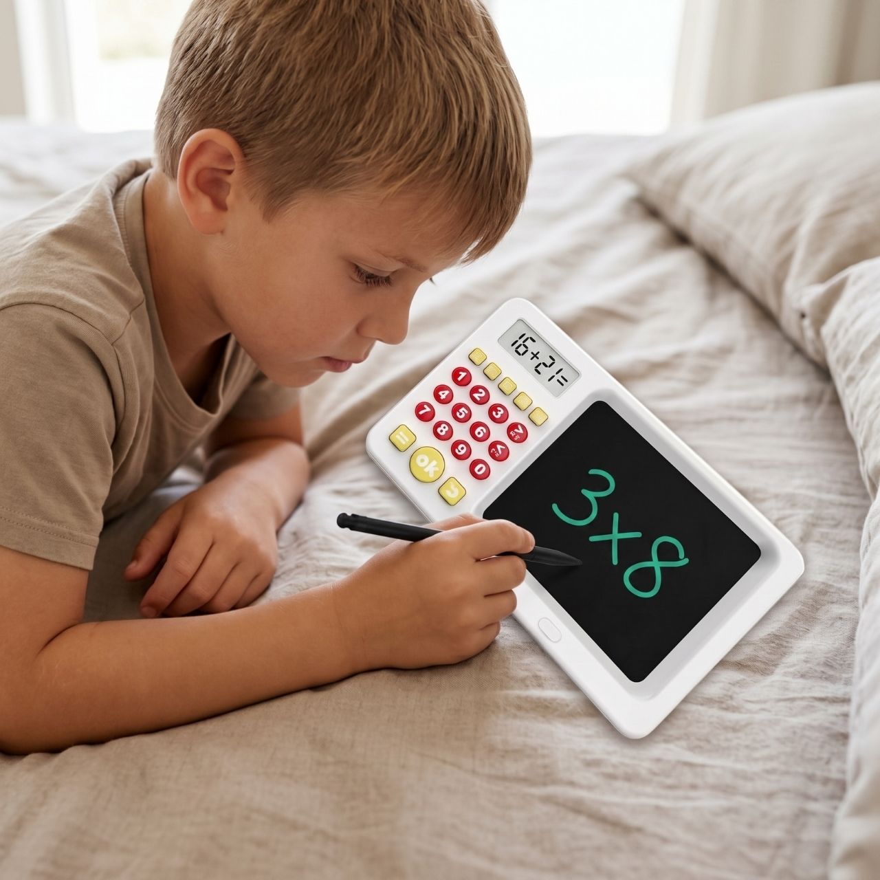 2-u-1 tablet za učenje s kalkulatorom za djecu, TrainMath - Image 10