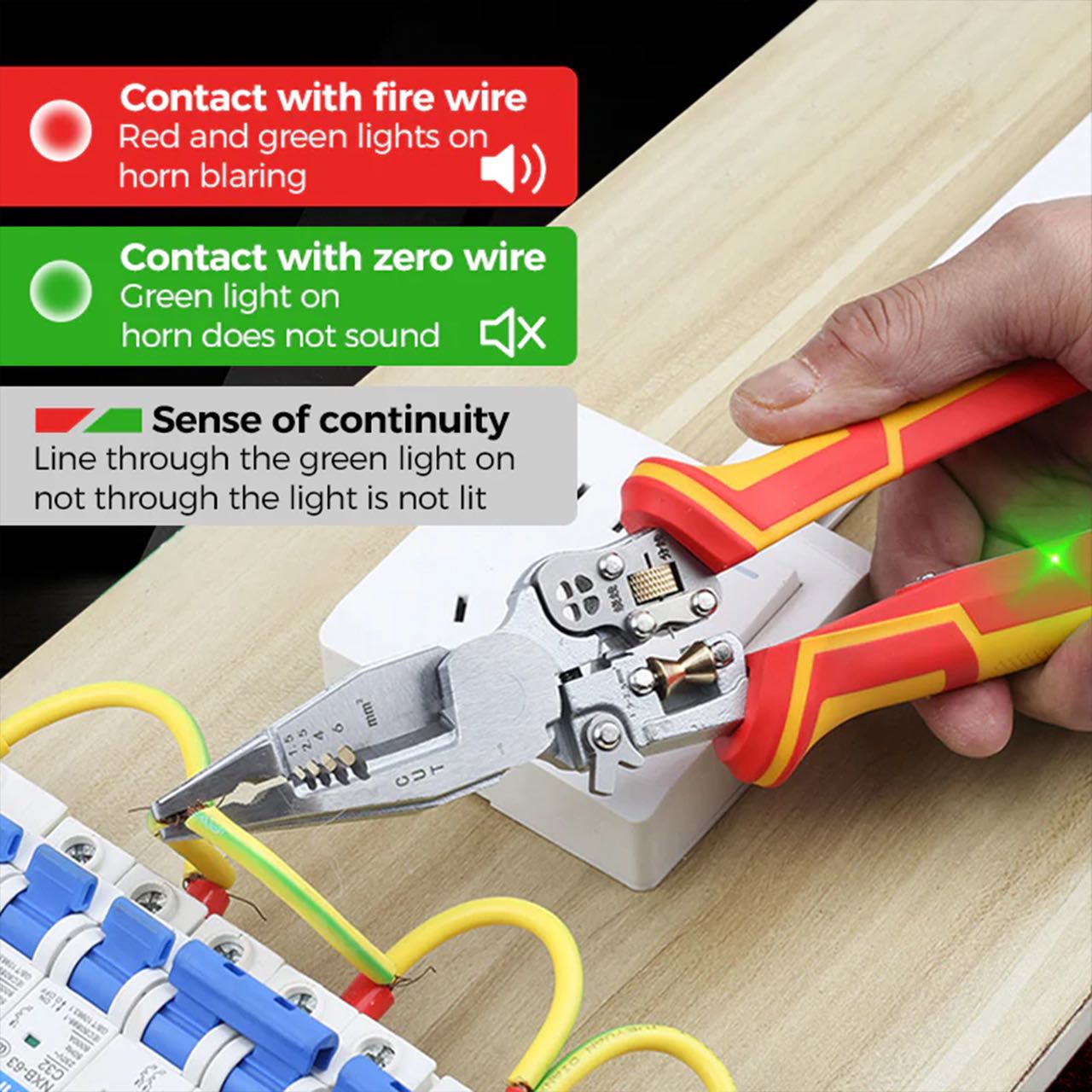 VoltagePliers, univerzalne kliješta za električne radove s mjeračem napona - Image 3