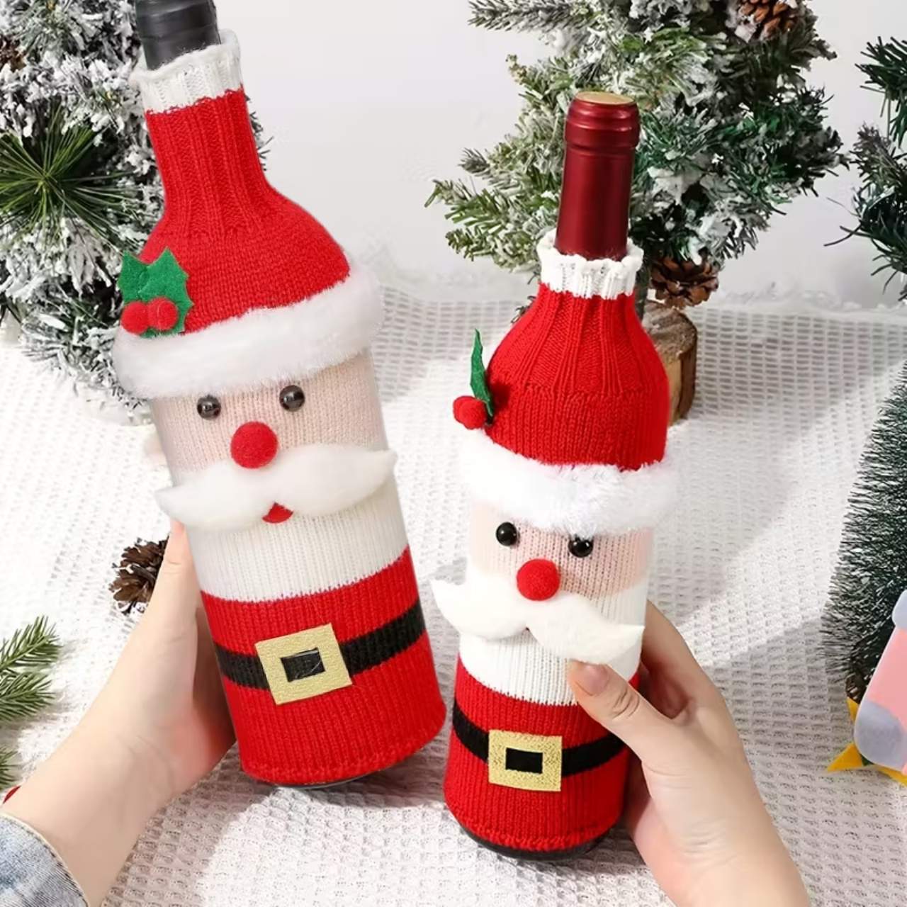 WineSanta, navlaka za bocu Djeda Božićnjaka - Image 3