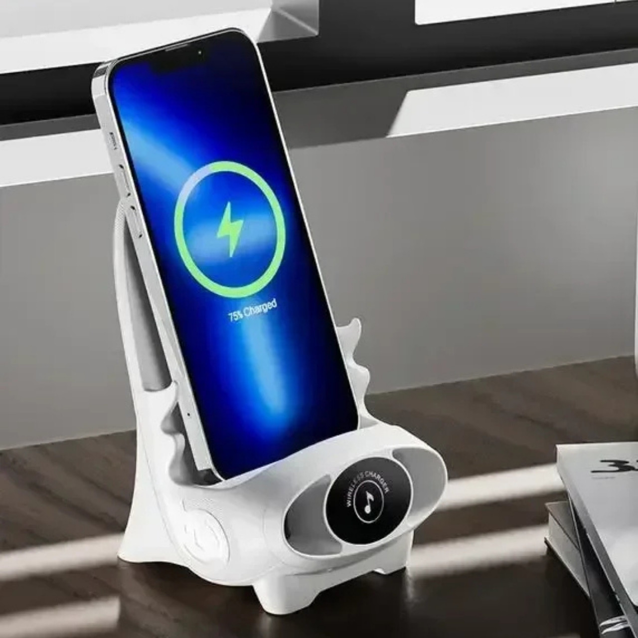 WirelessCharger, bežični brzi punjač i držač za telefon u jednom - Image 9
