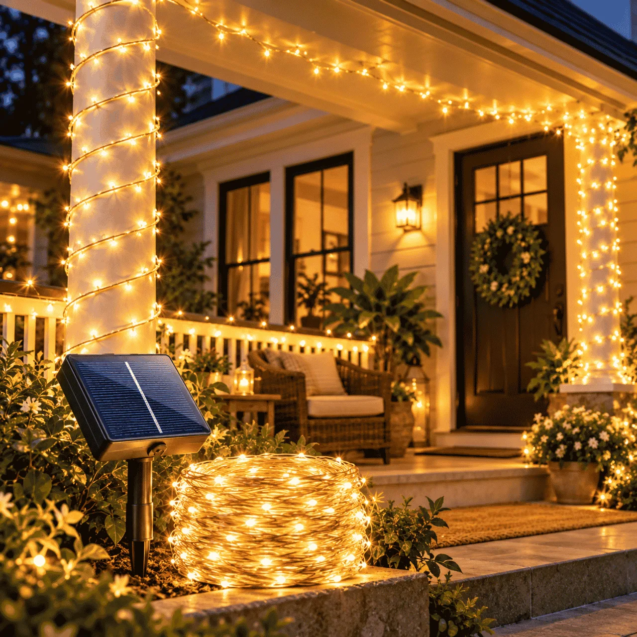 Solarne LED lampice na žici (12 m), YardLights - Image 3